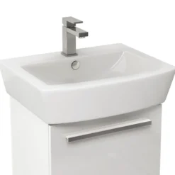 Pura Bloque Single Lever Basin Mixer with Clicker Waste