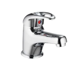 Pura DV8 Eco Mini Basin Mixer with Clicker Waste