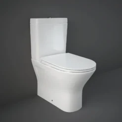 RAK Resort Maxi Comfort Height Rimless Full Back to Wall Toilet & Soft Close Seat