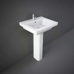 RAK Resort 1 Tap Hole Basin & Full Pedestal