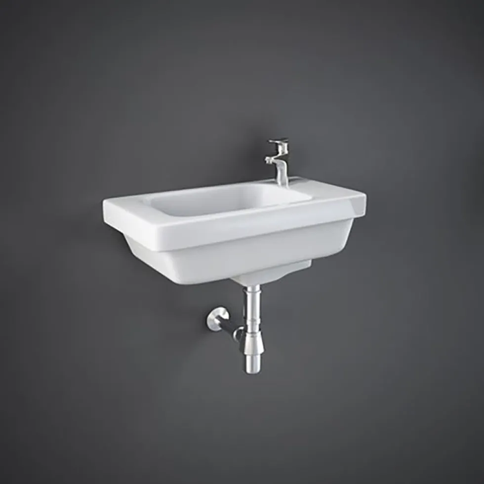 RAK Resort Wall Hung Small Cloakroom Basin 450mm