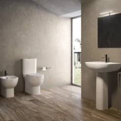 RAK Tonique Close Coupled Fully Back to Wall Toilet & Soft Close Seat