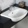 RAK Tonique 520mm Semi Recessed 1 Tap Hole Basin