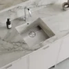 Rangemaster Baseline 1 Bowl Undermount Polished Stainless Steel Sink & Waste - 520 x 460mm