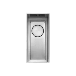 Rangemaster Baseline 1 Bowl Undermount Polished Stainless Steel Sink & Waste -  214 x 460mm