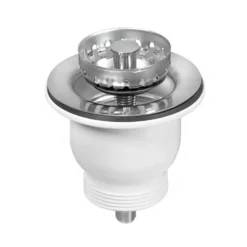 Rangemaster Classic 60mm Belfast Chrome Waste Kit For Classic Belfast 1 Bowl Sink