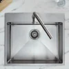 Rangemaster Cosmo 1 Bowl Stainless Steel Inset Kitchen Sink & Waste Kit - 600 x 515mm