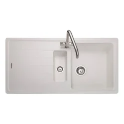 Rangemaster Elements 1.5 Bowl Igneous Granite Composite Kitchen Sink & Waste Kit - 1000 x 500mm