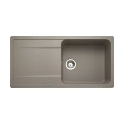 Rangemaster Loa 1 Bowl Igneous Granite Kitchen Sink with Reversible Drainer & Waste Kit - 1000 x 500mm