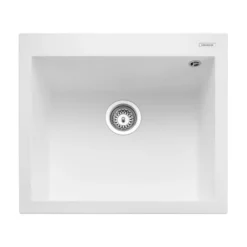 Rangemaster Oridian Inset 1 Bowl Igneous Granite Composite Kitchen Sink & Waste Kit - 570 x 500mm