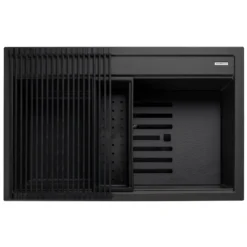 Rangemaster Prato Inset 1 Bowl Igneous Granite Composite Kitchen Sink & Waste Kit - 790 x 510mm