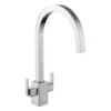 Rangemaster Quadrant Twin Lever Monobloc Kitchen Mixer Tap
