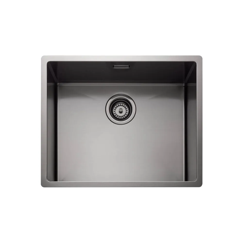 Rangemaster Spectra 1 Bowl Inset or Undermount Stainless Steel Kitchen Sink & Waste - 540 x 440mm