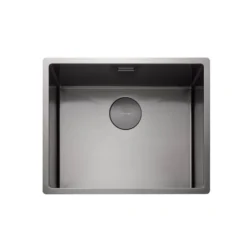 Rangemaster Spectra 1 Bowl Inset or Undermount Stainless Steel Kitchen Sink & Waste - 540 x 440mm