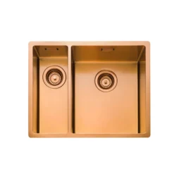 Rangemaster Spectra 1.5 Bowl Inset or Undermount Stainless Steel Kitchen Sink & Waste - 555 x 440mm