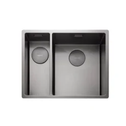 Rangemaster Spectra 1.5 Bowl Inset or Undermount Stainless Steel Kitchen Sink & Waste - 555 x 440mm