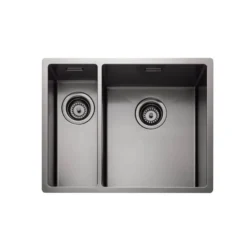 Rangemaster Spectra 1.5 Bowl Inset or Undermount Stainless Steel Kitchen Sink & Waste - 555 x 440mm