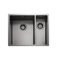 Rangemaster Spectra 1.5 Bowl Inset or Undermount Stainless Steel Kitchen Sink & Waste - 555 x 440mm