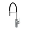 Reginox Aurora Single Lever Chrome & Black Pull Out Mono Kitchen Mixer Tap