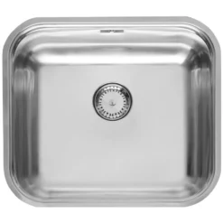 Reginox Colorado Comfort Single Bowl Stainless Steel Sink & Waste - 445 x 393mm