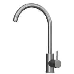 Reginox Ego 1.5 Bowl Black Spek Composite Kitchen Sink & Vellamo Revolve Monobloc Mixer Tap