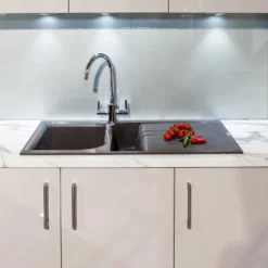 Reginox Ego 1.5 Bowl Composite Kitchen Sink with Reversible Drainer & Waste Kit - 1000 x 500mm