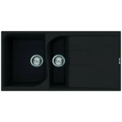 Reginox Ego 1.5 Bowl Composite Kitchen Sink with Reversible Drainer & Waste Kit - 1000 x 500mm