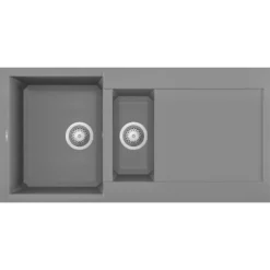 Reginox Elleci Easy 15 1.5 Bowl Granite Composite Inset Kitchen Sink & Waste - 1000 x 500mm