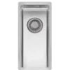Reginox New York 0.5 Bowl Undermount or Inset Stainless Steel Kitchen Sink & Integrated Waste - 220 x 440mm