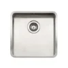 Reginox Ohio 40x40L Bowl Stainless Steel Inset / Undermount Kitchen Sink & Waste - 440 x 440mm