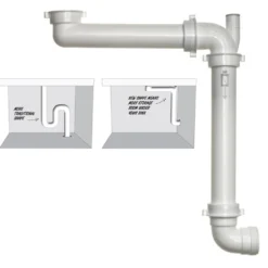 Reginox Panama Space Saving Plumbing Waste Syphon