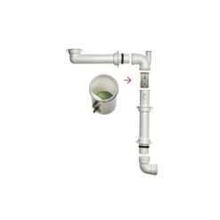 Reginox Panama Space Saving Plumbing Waste Syphon