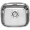Reginox Single Bowl Stainless Steel Undermount or Inset Kitchen Sink & Waste - 440 x 380mm