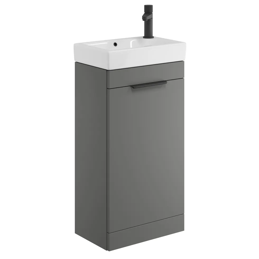 Riley 455mm Cloakroom Floorstanding Vanity Unit & Basin