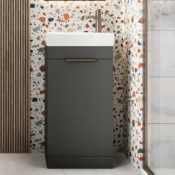 Riley 455mm Cloakroom Floorstanding Vanity Unit & Basin