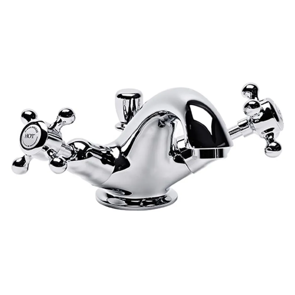 Roper Rhodes Henley Crosshead Basin Mixer with Pop-Up Waste