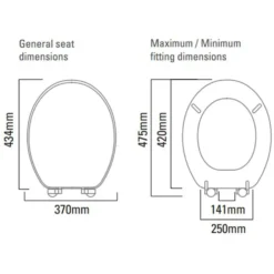 Roper Rhodes Traditional Top Fix Toilet Seat