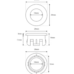 Round Overflow Insert