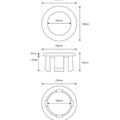 Round Overflow Insert