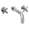 Sagittarius Avant Wall Mounted 3 Hole Bath Filler with 180mm Spout