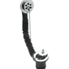 Sagittarius Bath Waste with Overflow, Brass Flange & Solid Plug