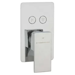 Sagittarius Blade 2 Outlet Concealed Thermostatic Push Button Shower Valve