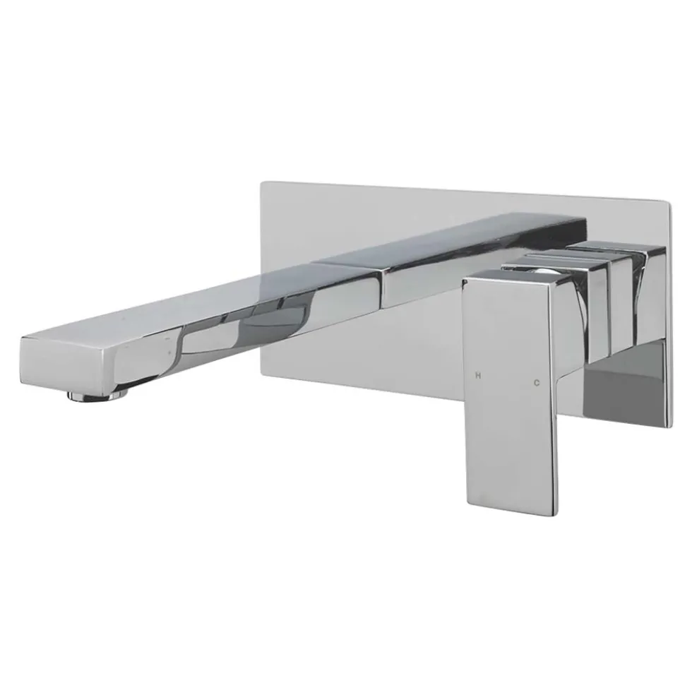 Sagittarius Blade Wall Mounted Basin Mixer Tap