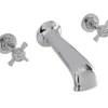 Sagittarius Churchman 3 Hole Wall Mounted Bath Mixer