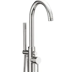 Sagittarius Ergo Floor Mounted Bath Shower Mixer & No.1 Kit