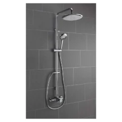 Sagittarius Ergo Lever Fully Adjustable Thermostatic Valve And Rigid Riser Kit
