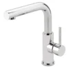 Sagittarius Ergo Lever Mono Basin Mixer Tap with Swivel Spout & Sprung Waste