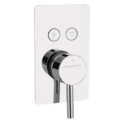 Sagittarius Ergo Lever 2 Outlet Concealed Thermostatic Push Button Shower Valve