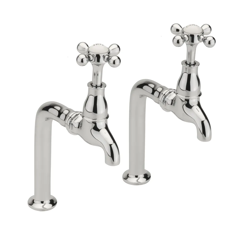 Sagittarius Kensington Bib Taps And Stands - White