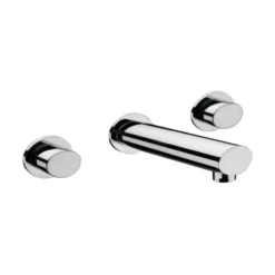 Sagittarius Oveta 3 Hole Wall Mounted Bath Mixer